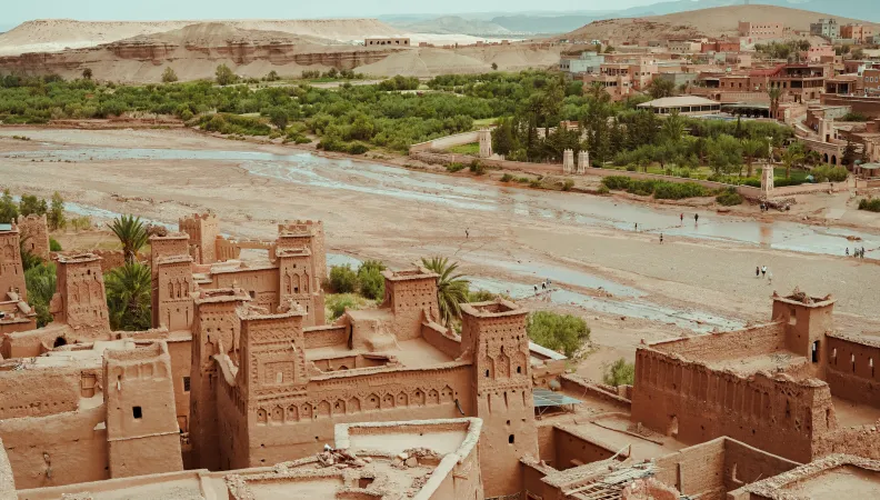 Aït Benhaddou, au Maroc