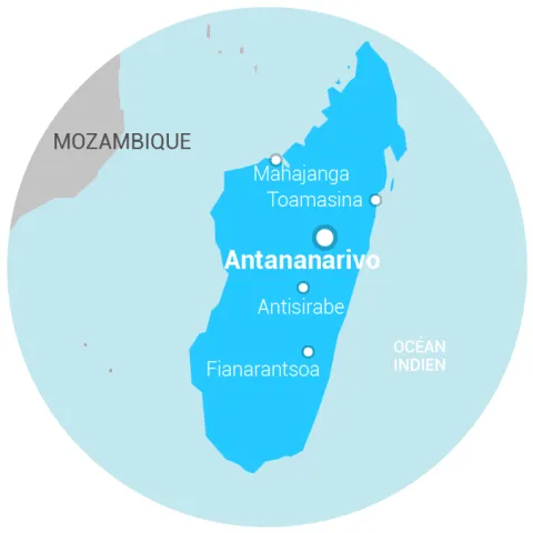 Carte Madagascar