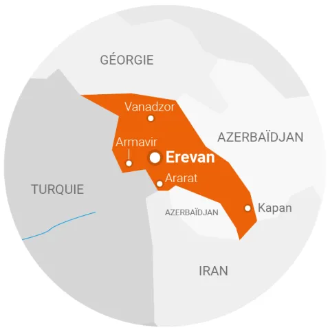 Carte Arménie